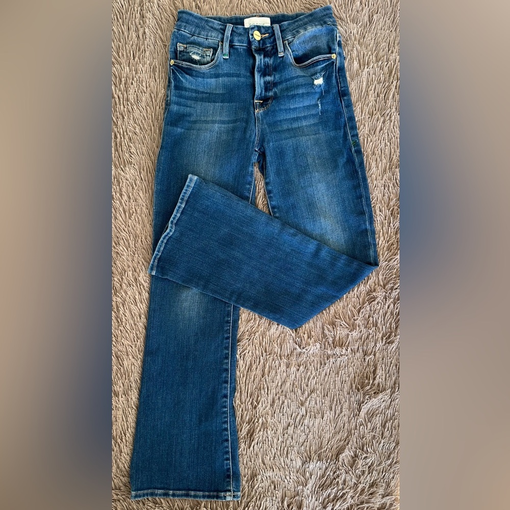 FRAME Le Crop Mini Boot Jeans